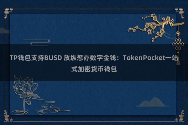 TP钱包支持BUSD 放纵惩办数字金钱：TokenPocket一站式加密货币钱包